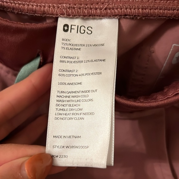 Figs Zamora Scrub Jogger Mineral Mauve - Picture 9 of 10